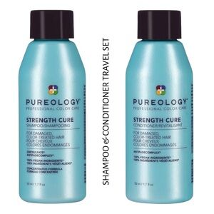 Pureology Strength Cure Travel 2 Piece Set Shampoo Conditioner 1.7oz NWT